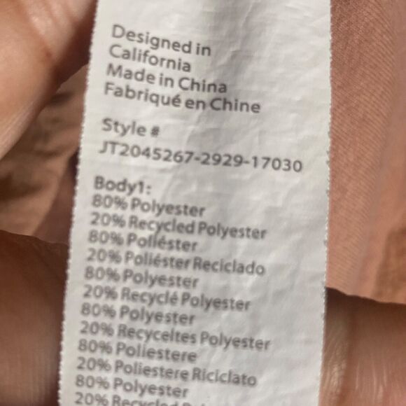 Fabletics‎ Jacket Womens Small Pink Sherpa Pocket Full-Zip Hooded Outdoor - Picture 6 of 8